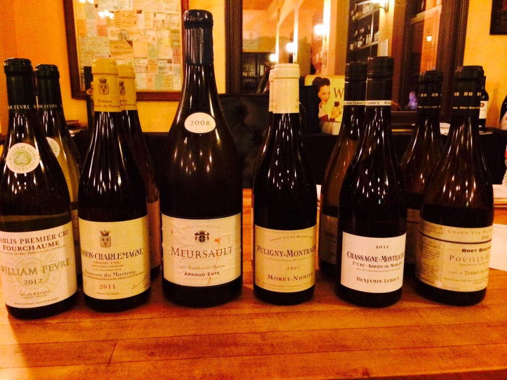 White Burgundy Tasting