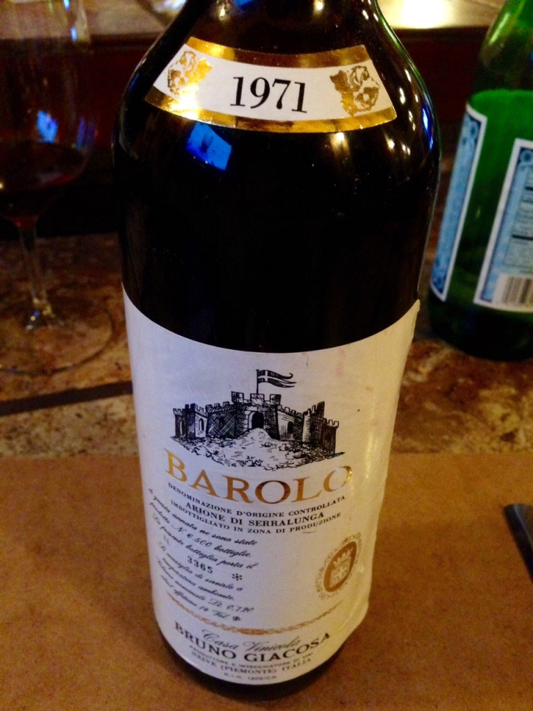 1971 Barolo Bruno Giacosa