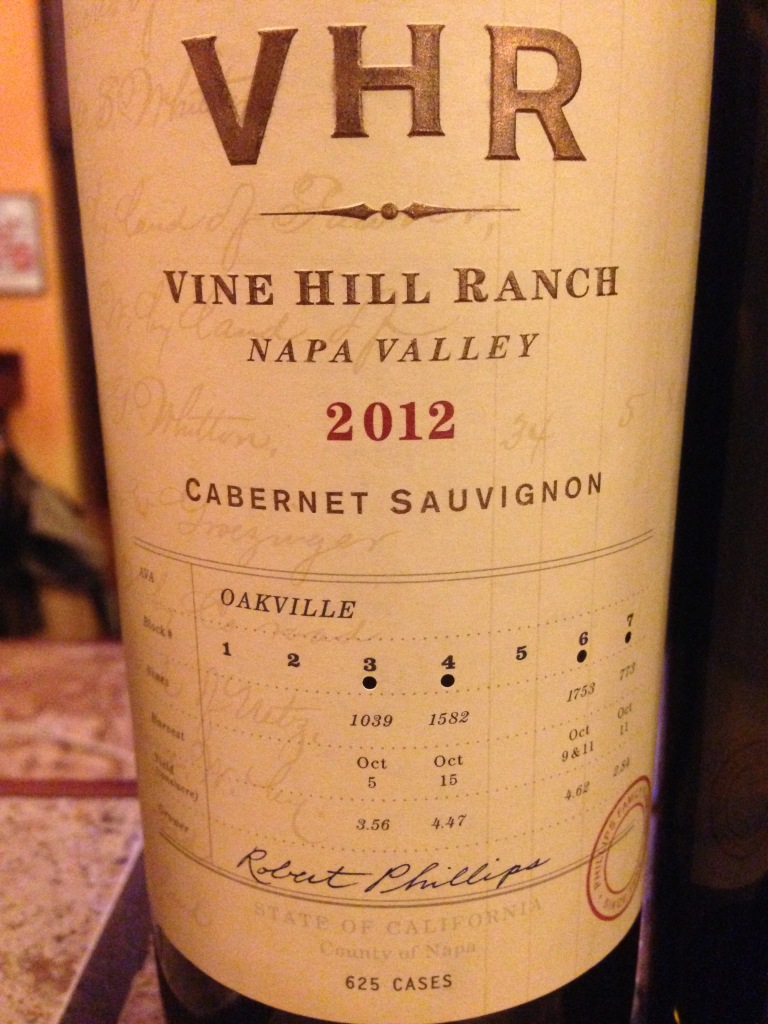 2012 vine hill ranch