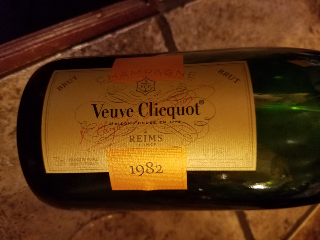 Veuve Clicquot DInner 2016 1982 VCP Cave Privee