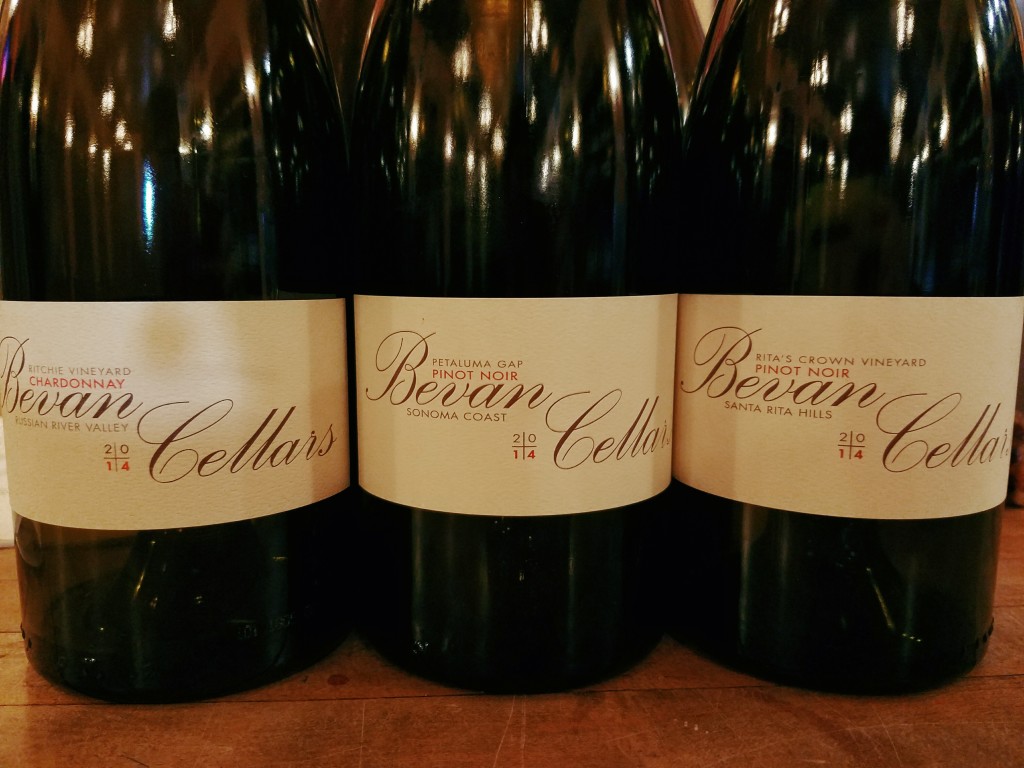 2014 Bevan chardonnay and pinots